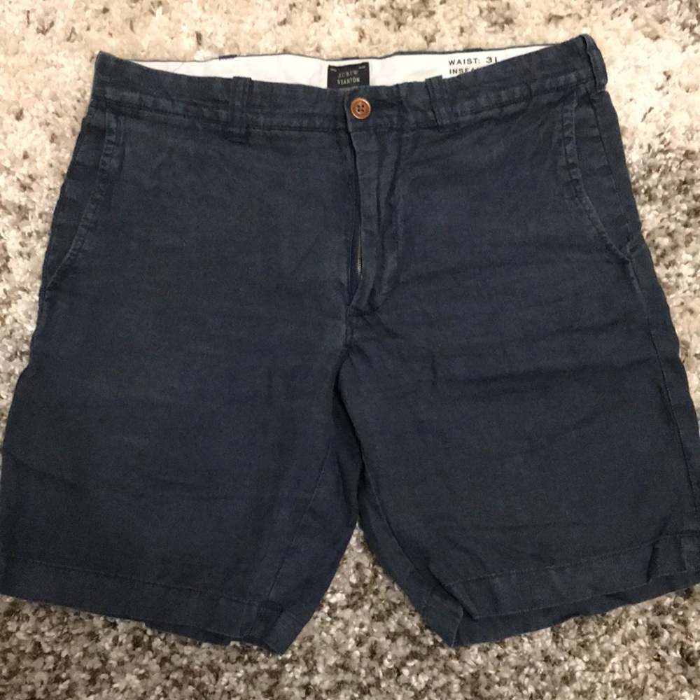 Men’s J. Crew Navy Blue Shorts - Size 31 Waist